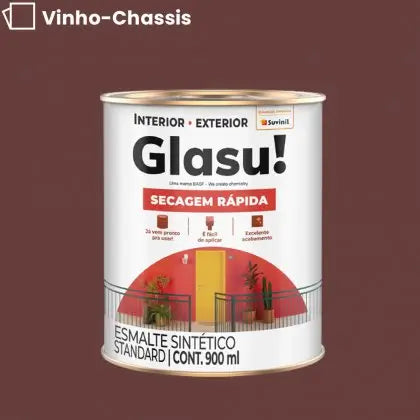 TINTA ESMALTE SINTÉTICO BRILHANTE 900ml – GLASU