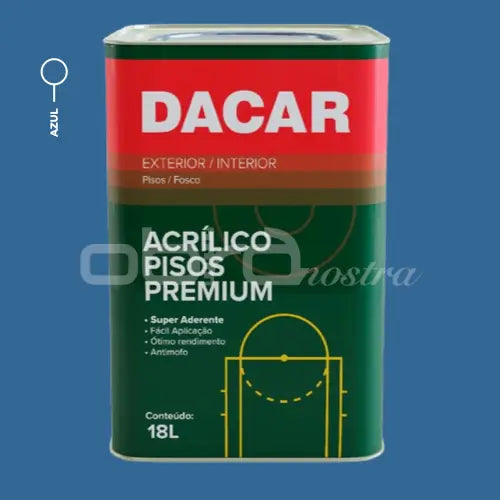 TINTA PISO ACRÍLICO FOSCO PREMIUM 18L – DACAR