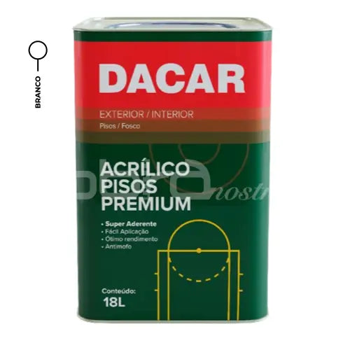 TINTA PISO ACRÍLICO FOSCO PREMIUM 18L – DACAR