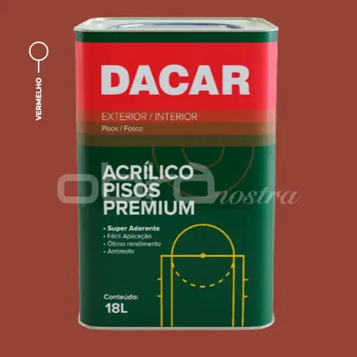 TINTA PISO ACRÍLICO FOSCO PREMIUM 18L – DACAR