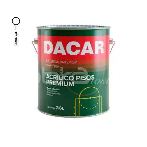 TINTA PISO ACRÍLICO FOSCO PREMIUM 3,6L – DACAR