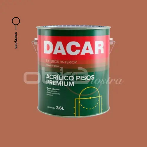 TINTA PISO ACRÍLICO FOSCO PREMIUM 3,6L – DACAR