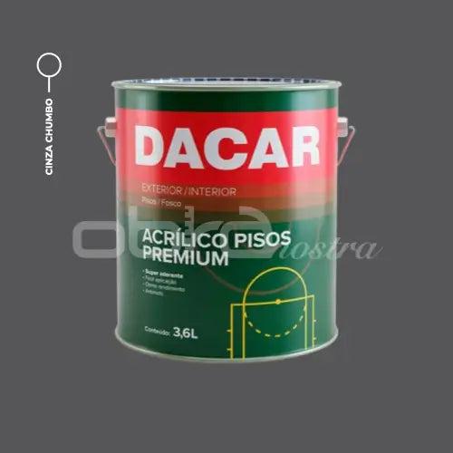 TINTA PISO ACRÍLICO FOSCO PREMIUM 3,6L – DACAR