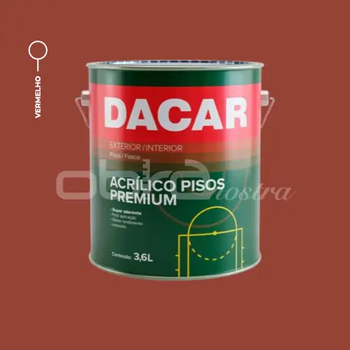 TINTA PISO ACRÍLICO FOSCO PREMIUM 3,6L – DACAR