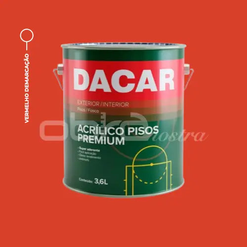 TINTA PISO ACRÍLICO FOSCO PREMIUM 3,6L – DACAR
