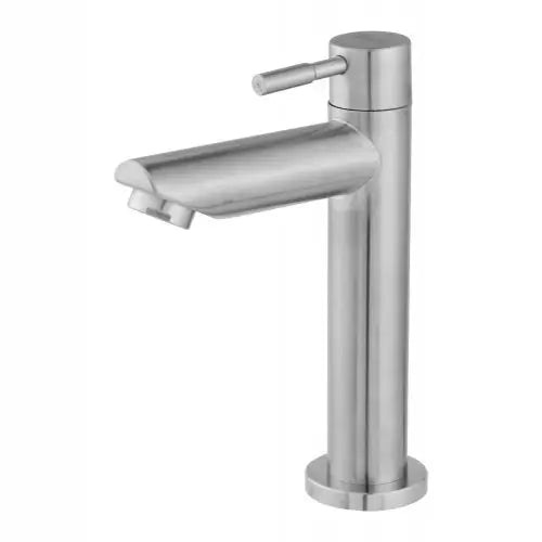 TORNEIRA MESA LAVATÓRIO FIXA INOX – LEAO METAIS