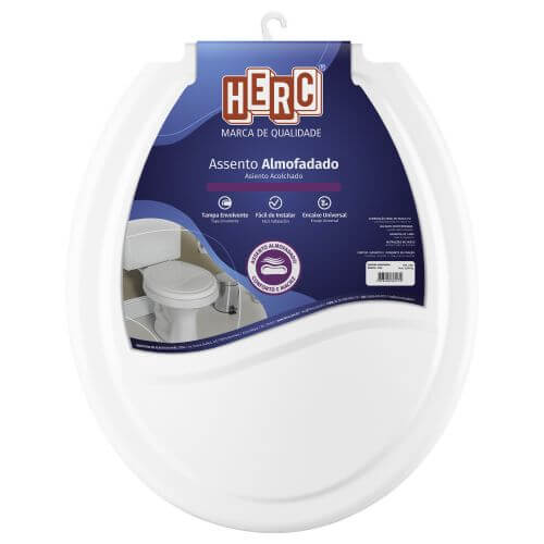 ASSENTO SANITÁRIO ALMOFADADO OVAL – HERC