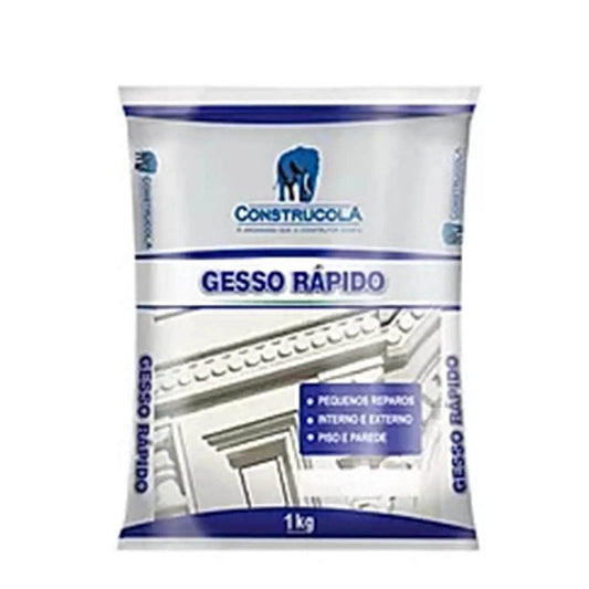 GESSO RÁPIDO 1kg – CONSTRUCOLA