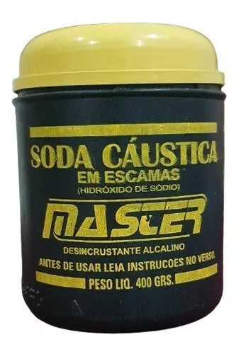 SODA CÁUSTICA EM ESCAMAS 400g – MASTER