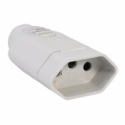 PLUG FÊMEA 3P 20a BRANCO – ILUMI