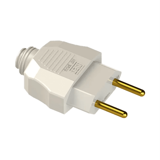 PLUG MACHO 2P 10a BRANCO – WEG